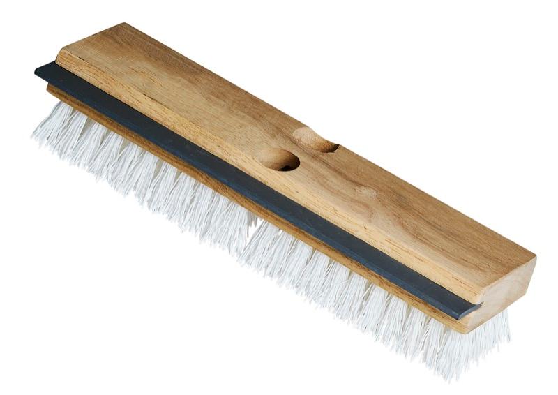 BD-226PL - 11" Wood Deck Brush with Squeegee - Poly