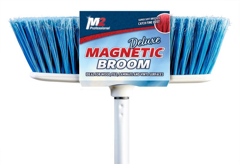 BM-4300-BL - Pluto Large Magnetic Broom - Blue