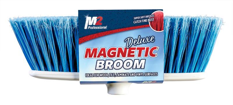 BM-4300-HO-BL - Pluto Large Magnetic Broom Head Only - Blue