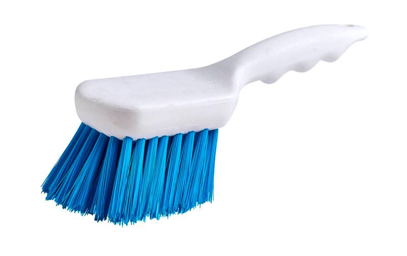 BRP-210WS-BL - Spectra 9" Short Handle Pot Brush - Blue