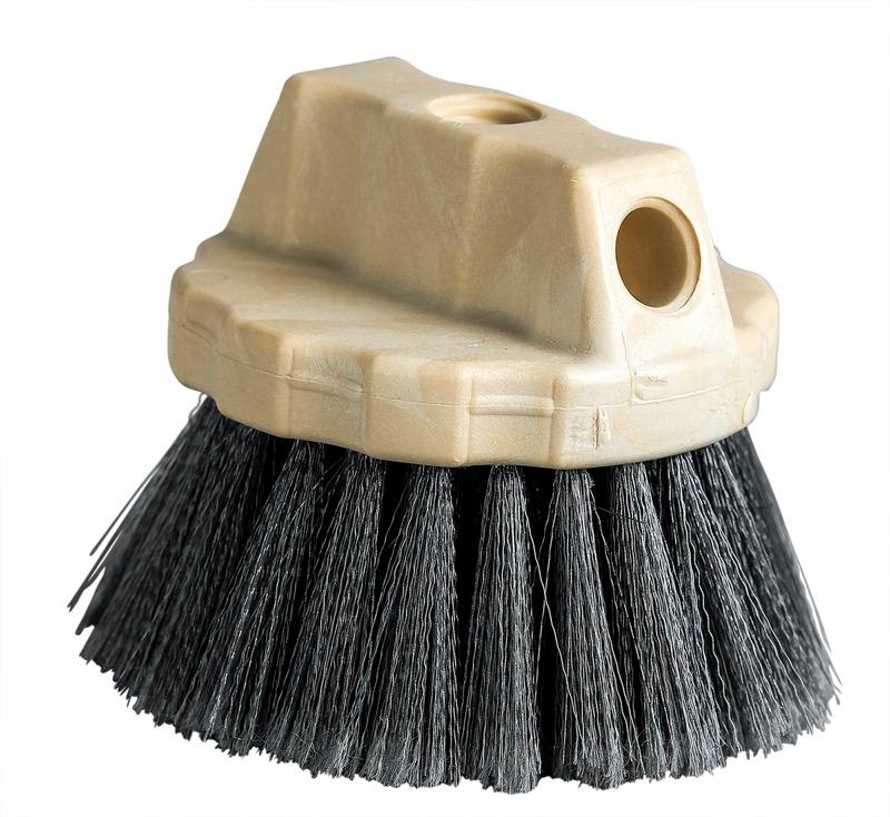 BW-205SFR - Round Window Brush - Grey Flagged