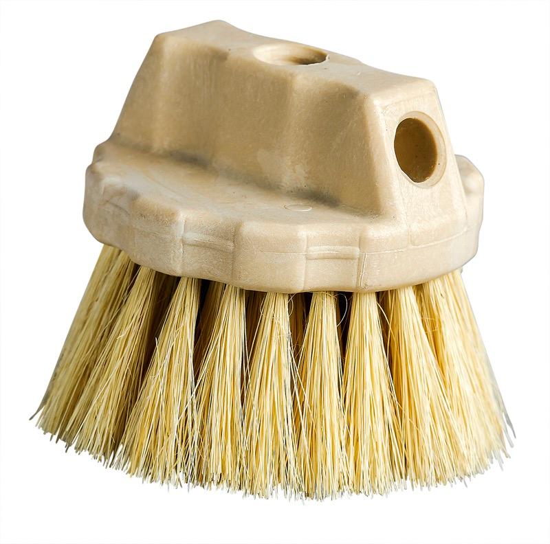 BW-205WTR - Round Window Brush - White Tampico