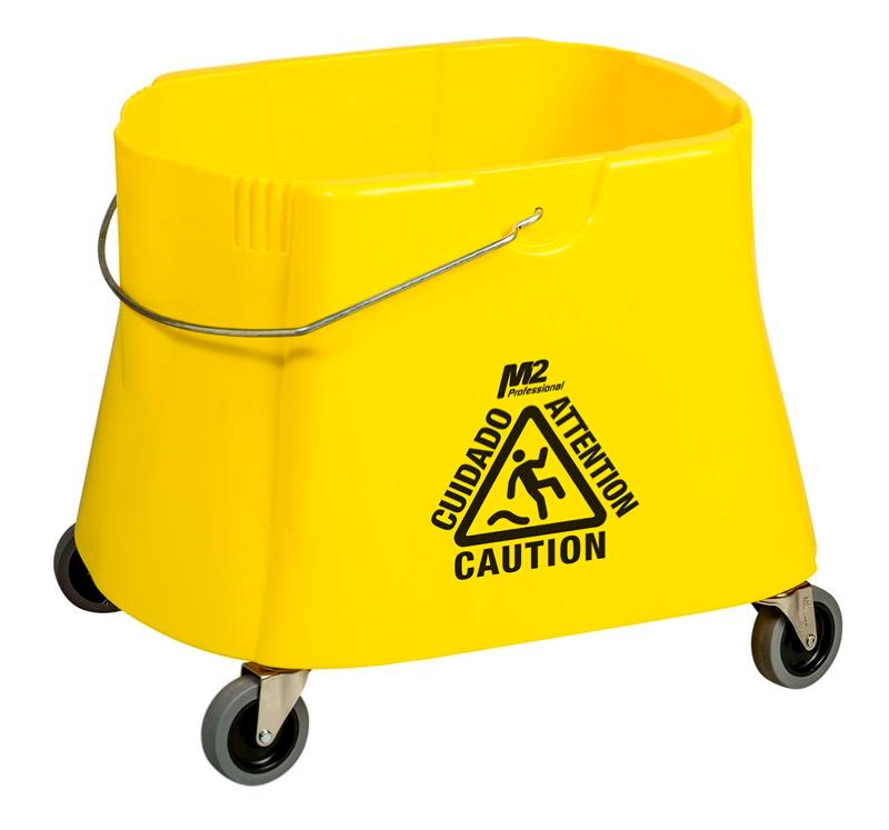 BW-D41102-YE - 40 Qt. Elephant Foot Mop Bucket - Yellow