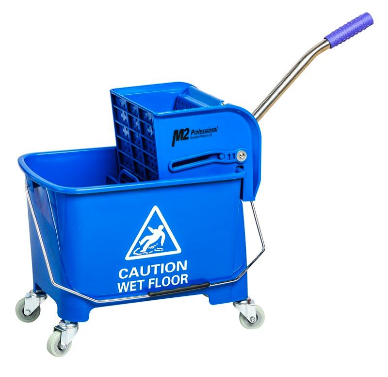 BW-S1011-BL - 21Qt Junior Side Press Mop Bucket Combo - Blue