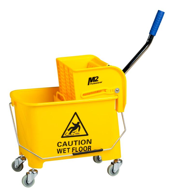 BW-S1011-YE - 21Qt Junior Side Press Mop Bucket Combo - Yellow