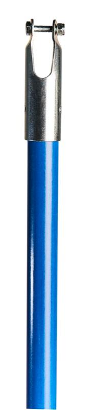 DF-EZY60F-BL - Manche de balai anti-poussière BreakAway 60" - Fibre de verre - Bleu