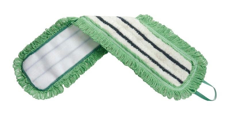 EFM-FMV64716 - 16" MicroFringe Microfiber Flat Mop Pad - Velcro Style