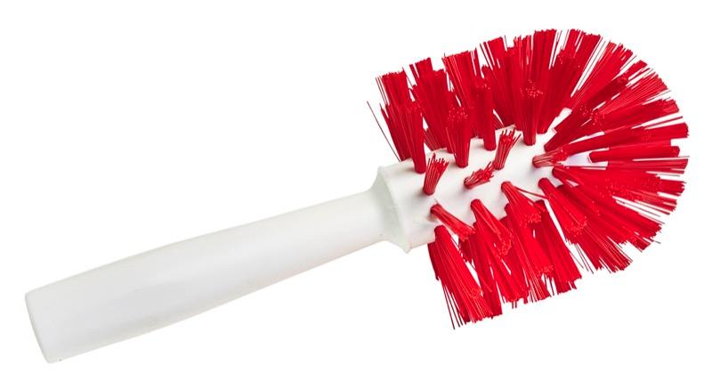 FP-CB3M-RD - Food Processing Cylinder Brush - 3.5" / 90mm Diameter - Red