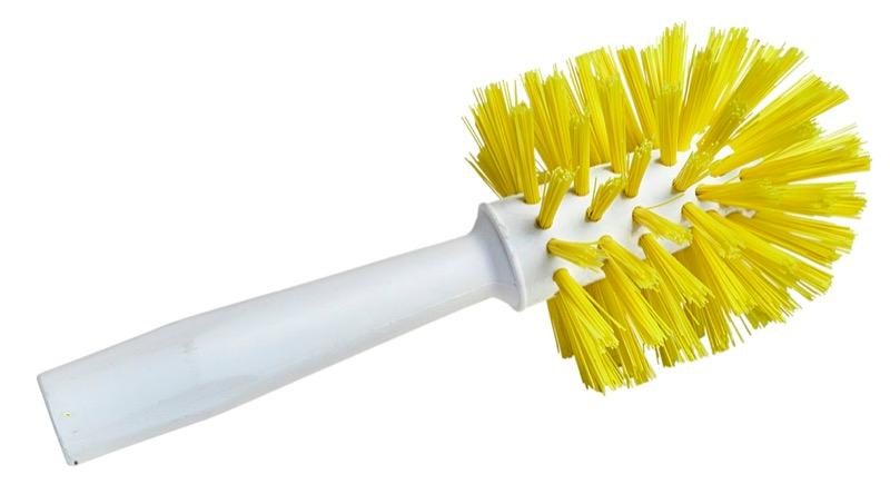 FP-CB3M-YE - Food Processing Cylinder Brush - 3.5" / 90mm Diameter - Yellow