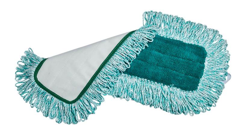 MFP-5518 - 18" Microfiber Dry Pad w Fringe - Green