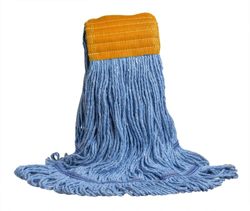 MW-SW16-WB-BL - Swinger™ Synthetic Loop Mop - Wide Band - 16oz - Blue