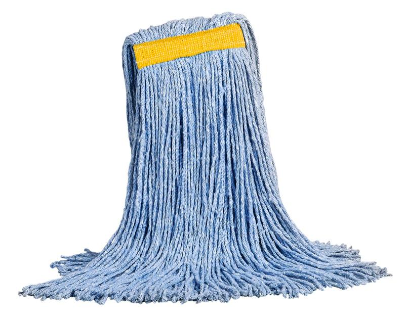 MW-SWC24-BL - Swipe™ Cut-End Mop - Narrow Band - Blue - 24 oz