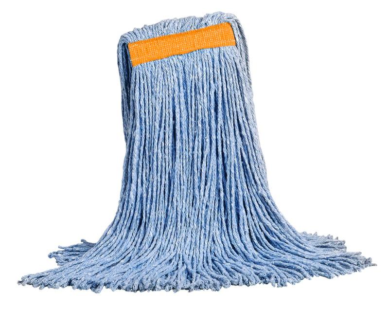 MW-SWC32-BL - Swipe™ Cut-End Mop - Narrow Band - Blue - 32 oz