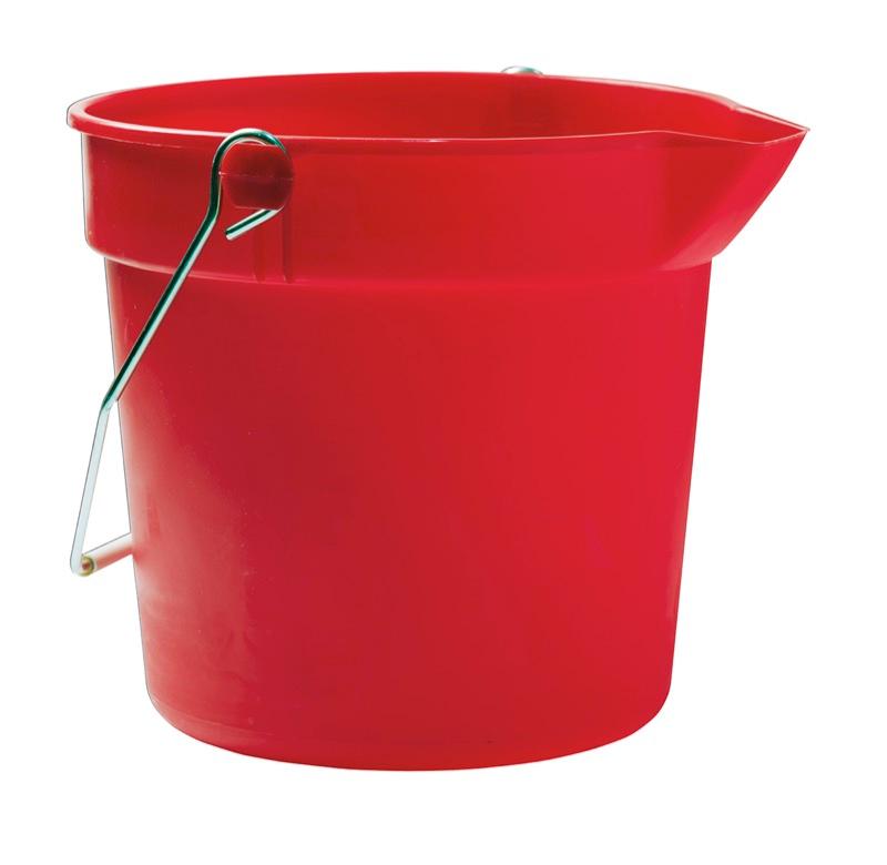 PA-UT10 - 10 Qt Utility Pail - Red