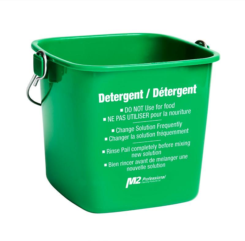 PA-3603G - 3Qt Sani-Clean Pail - Detergent - Green