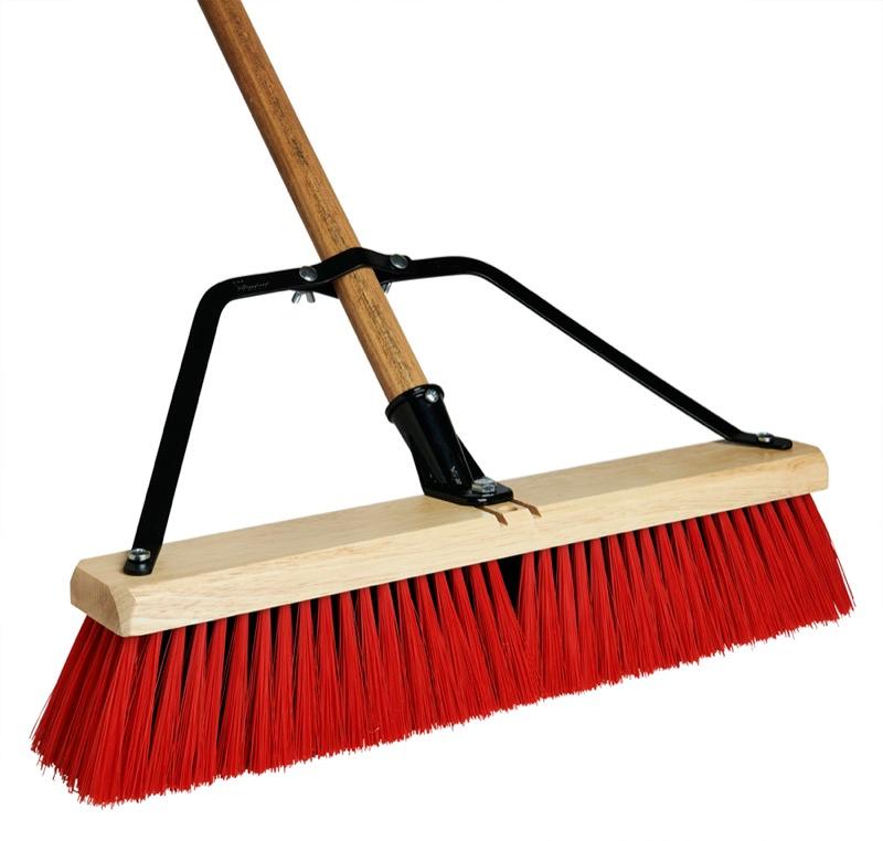 PB-BD800-RB24 - Bulldog Medium Push Broom - 24 Inch