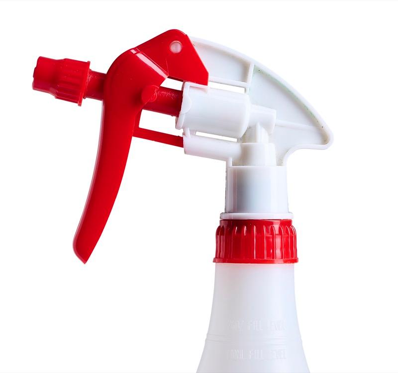 Red &amp; White Industrial Trigger 
Sprayer 28/400