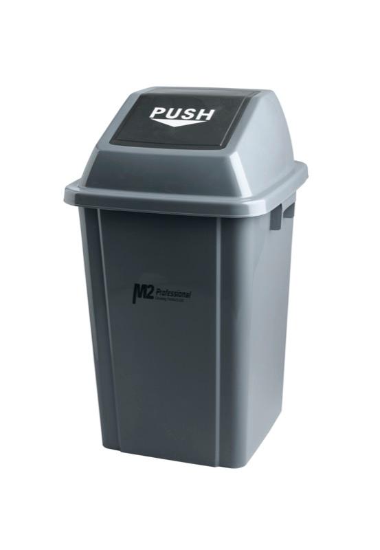 WM-PS0060 - Conteneur à déchets 60 L EZ-Push avec couvercle