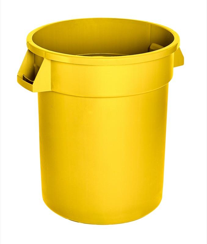 WM-PRH3232-YE - Titan 32 Gal Garbage Container - Yellow