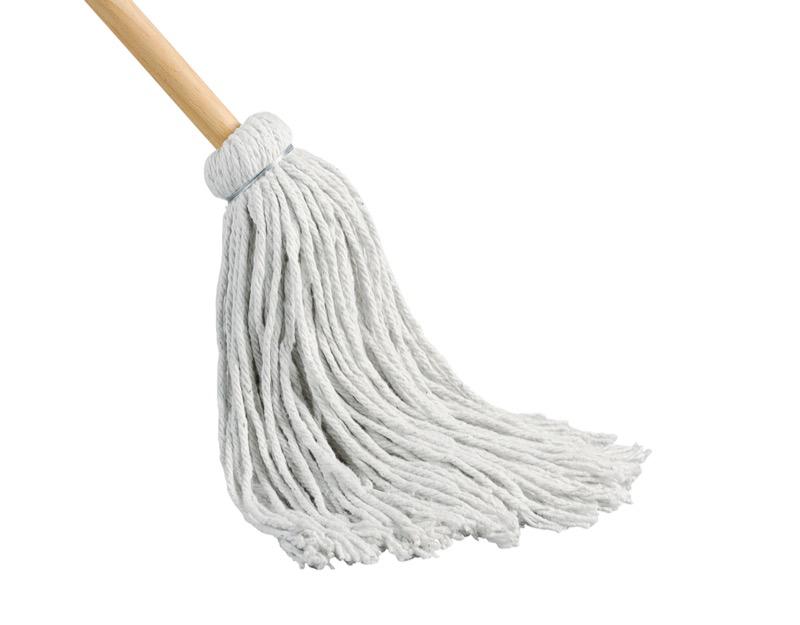 YM-S10 - Balai à franges en rayonne 10 oz avec manche de 48 pouces