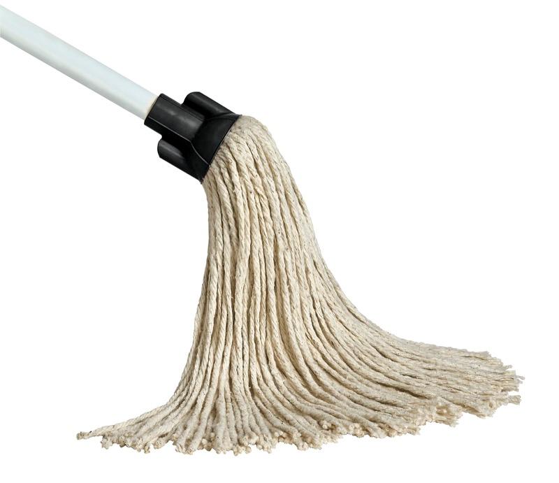 YM-Y108C-M348M - 8 oz Cotton Detachable Yacht Mop with 48" Metal Handle