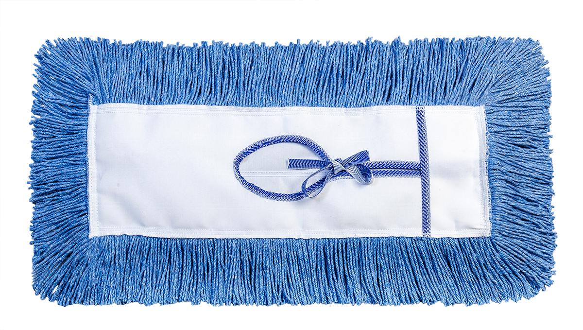 DM-GST518-BL - 18" G-STAT Cut-End Dust Mop - Keyhole Backing - Blue