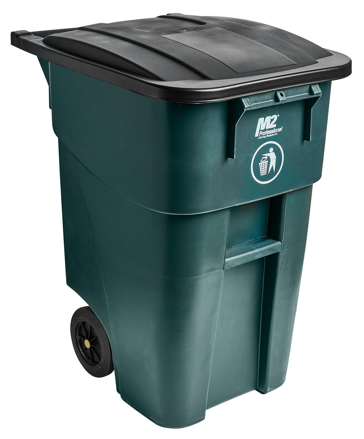 WM-TW20855 - Conteneur à déchets roulant 55 Gal / 208L avec couvercle