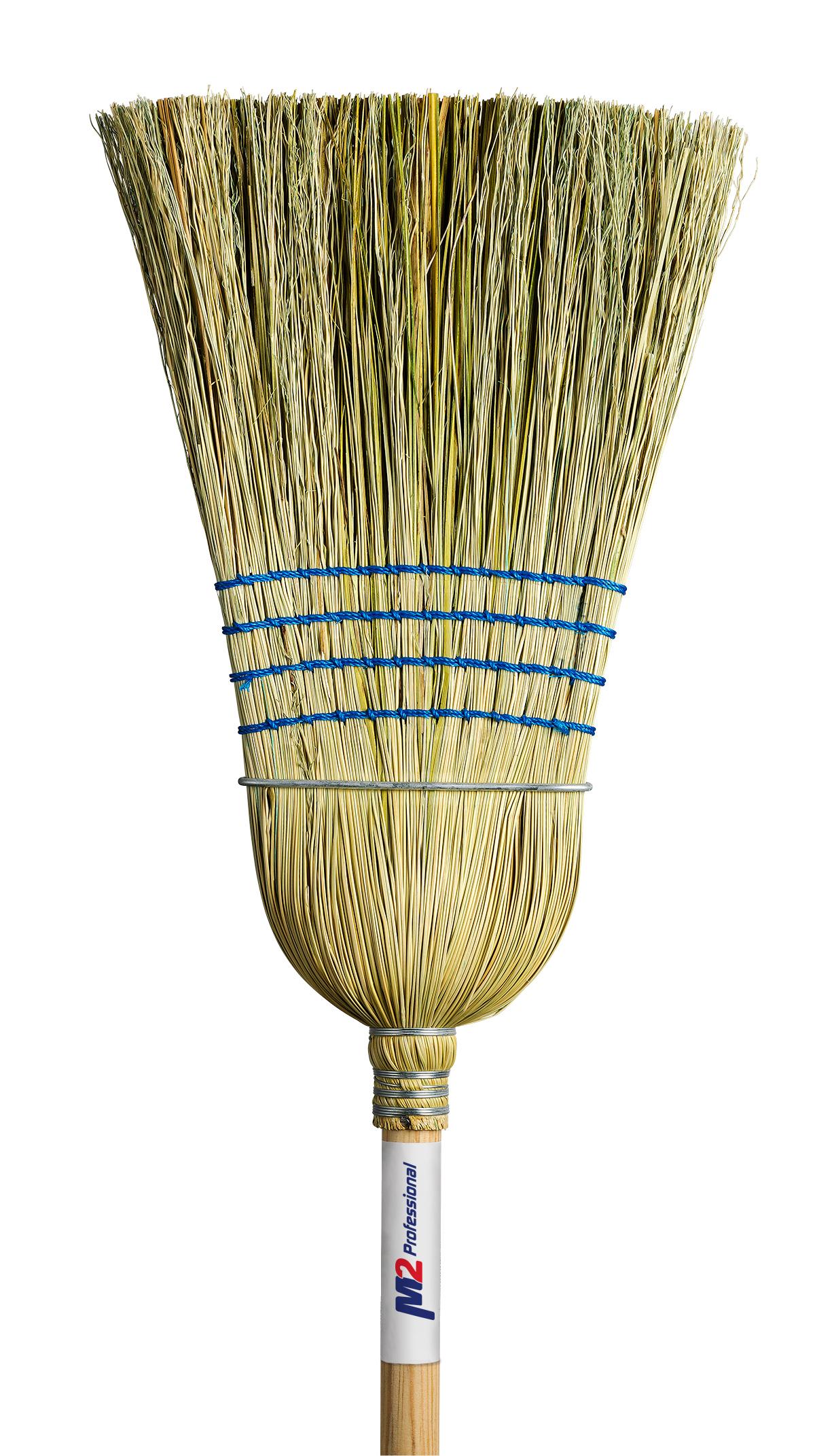 BC-500 - Heavy Duty Industrial Corn Broom - 1 Wire / 4 String