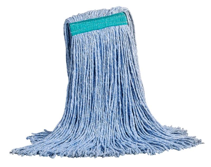 MW-SWC20-BL - Swipe™ Cut-End Mop - Narrow Band - Blue - 20 oz